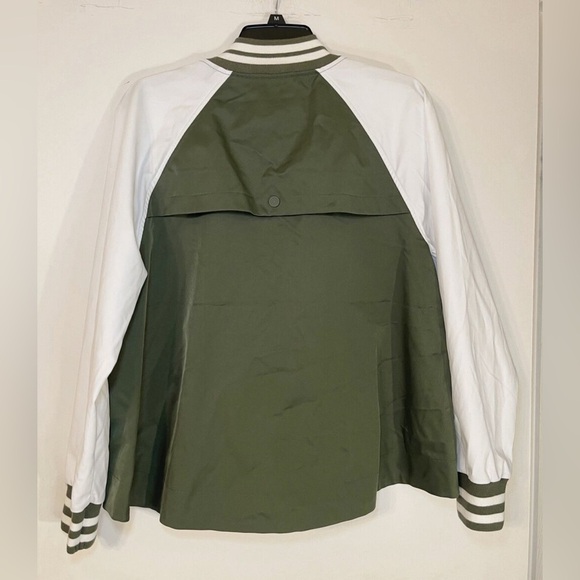 Hunter Target Olive Green White Varsity Swing Jacket Womens Size XL NEW - Picture 10 of 12